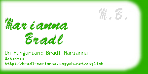 marianna bradl business card